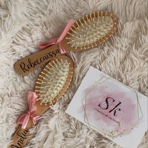 Brosse cheveux bambou